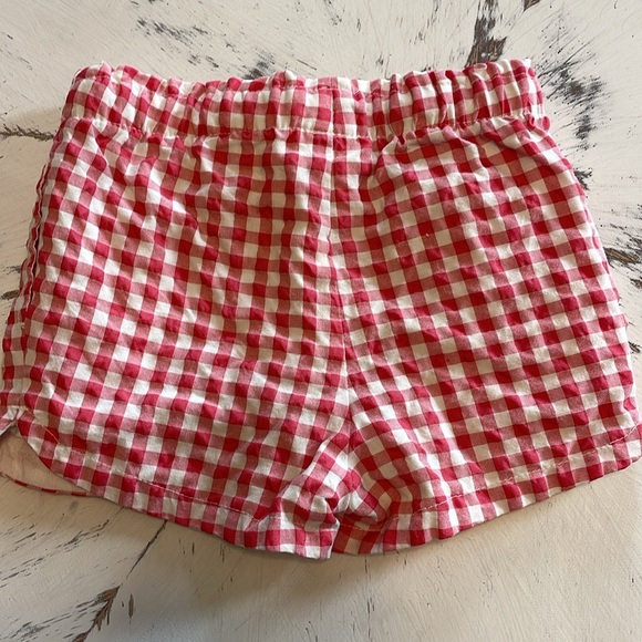 Cat & Jack 2T Strawberry Shirt and Gingham Shorts - Picture 7 of 7